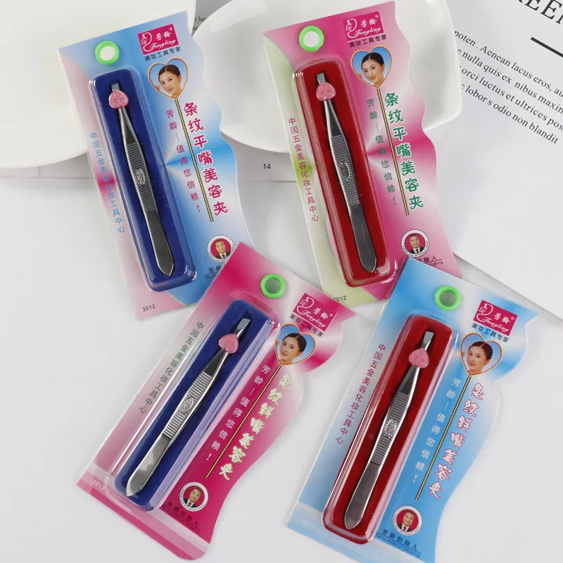 Premium Stainless Steel Heart-Shaped Eyebrow Tweezers – Slanted & Straight Tip Grooming Pluckers for Precision Shaping, Ideal Gift for Women